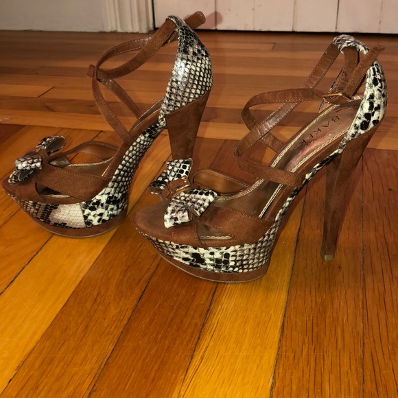 Bakers women’s animal pattern stiletto 👠 heels - Picture 6 of 8